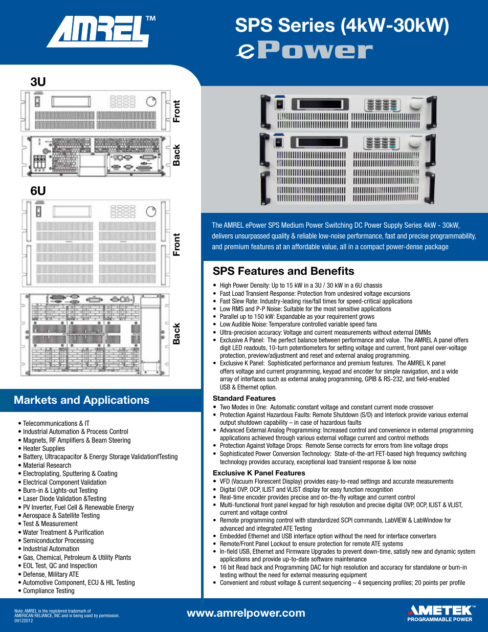 Atec Amrel-SPS Series User Manual | 4 pages