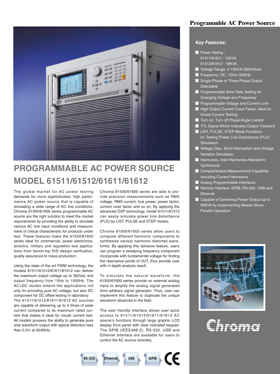 Atec Chroma-61511-12-61611-12 User Manual | 6 pages