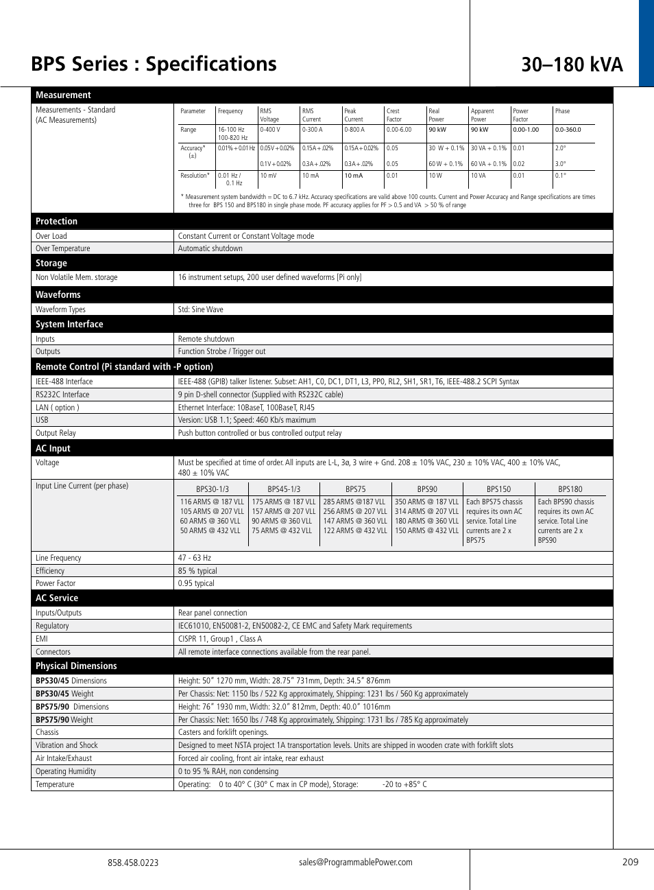 Atec California-Instruments-BPS Series User Manual | Page 5 / 6