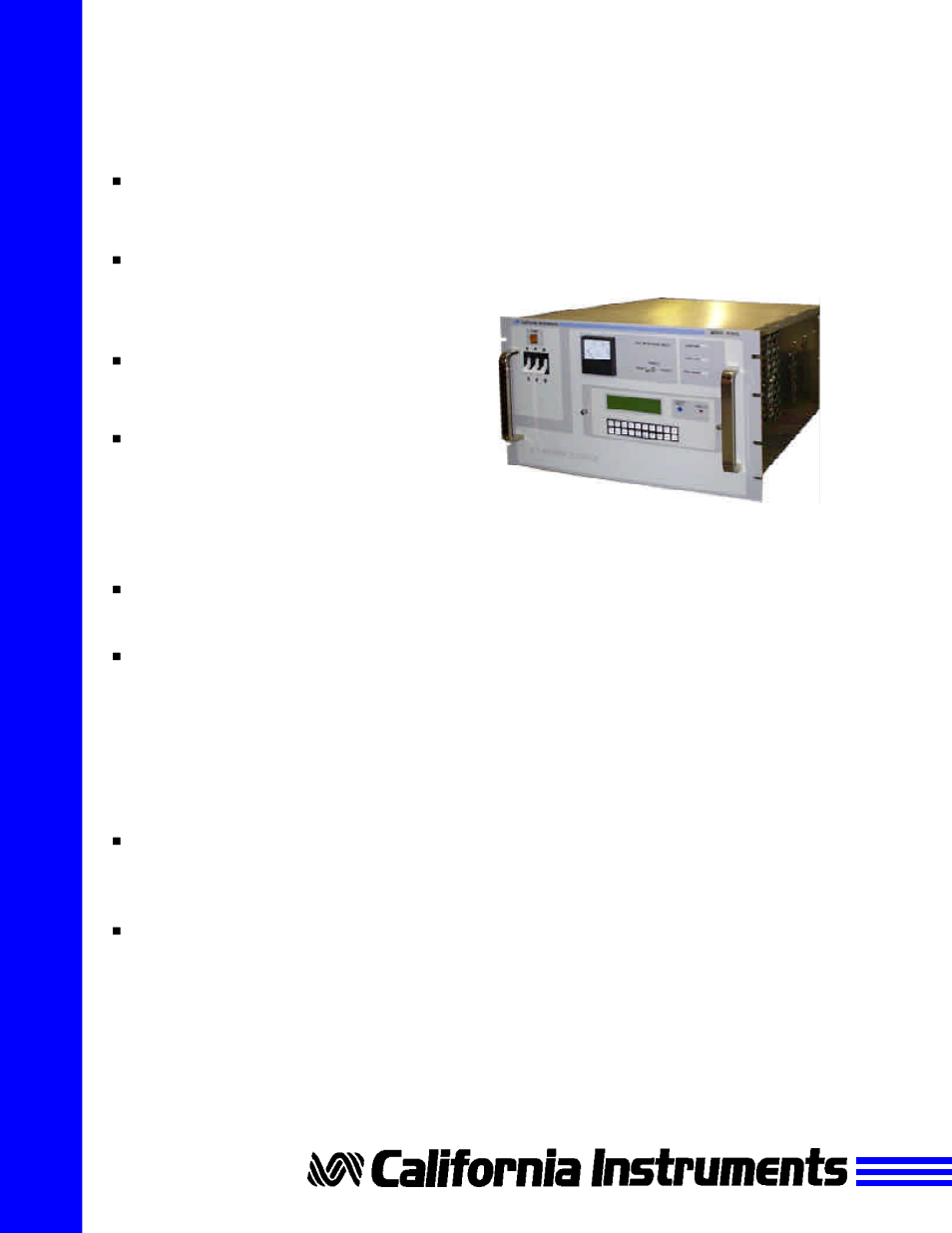 Atec California-Instruments-6000L User Manual | 6 pages