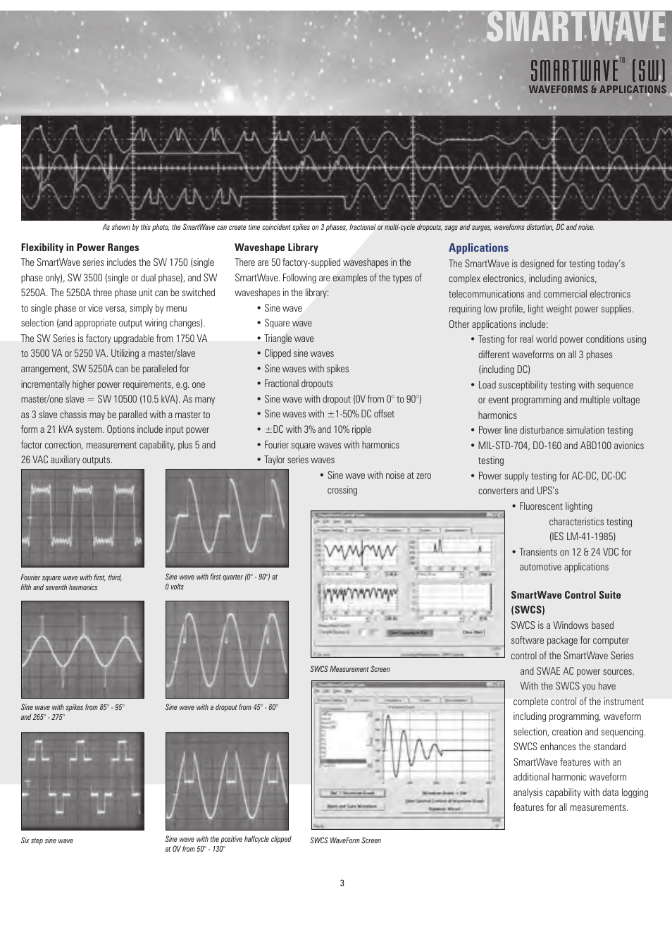 Smartwave | Atec Elgar-SW1750A-SW3500A-SW5250A User Manual | Page 3 / 8