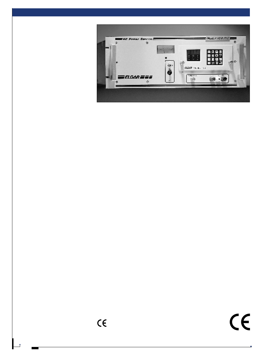 Sx s, Eries, Product overview | Features and benefits, Options, Applications | Atec Elgar-501b User Manual | Page 5 / 6
