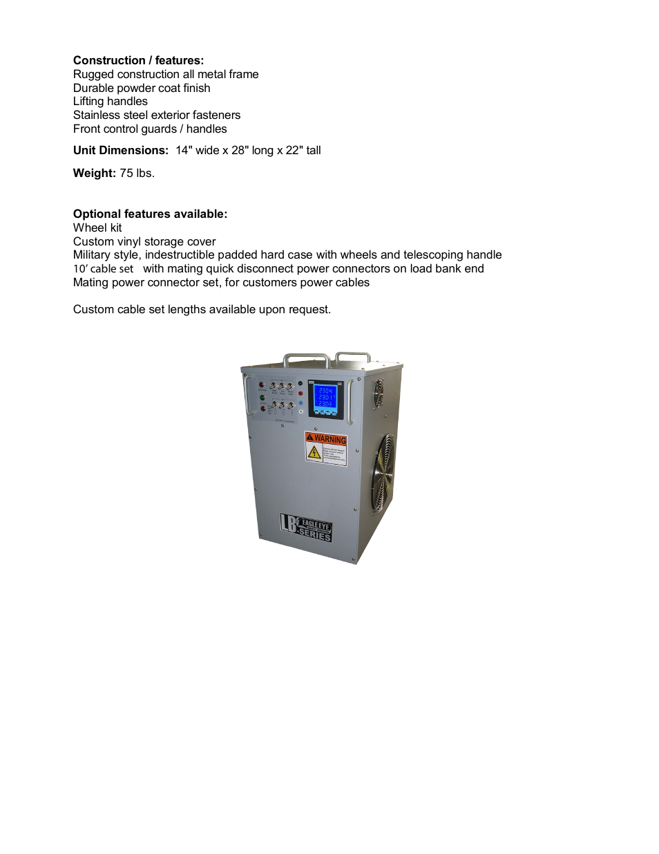 Atec Eagle-Eye-LB-100-MV-12-5 User Manual | Page 2 / 2