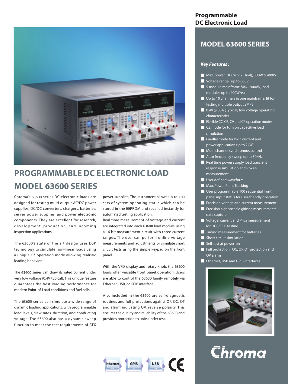 Atec Chroma-63600 Series User Manual | 12 pages