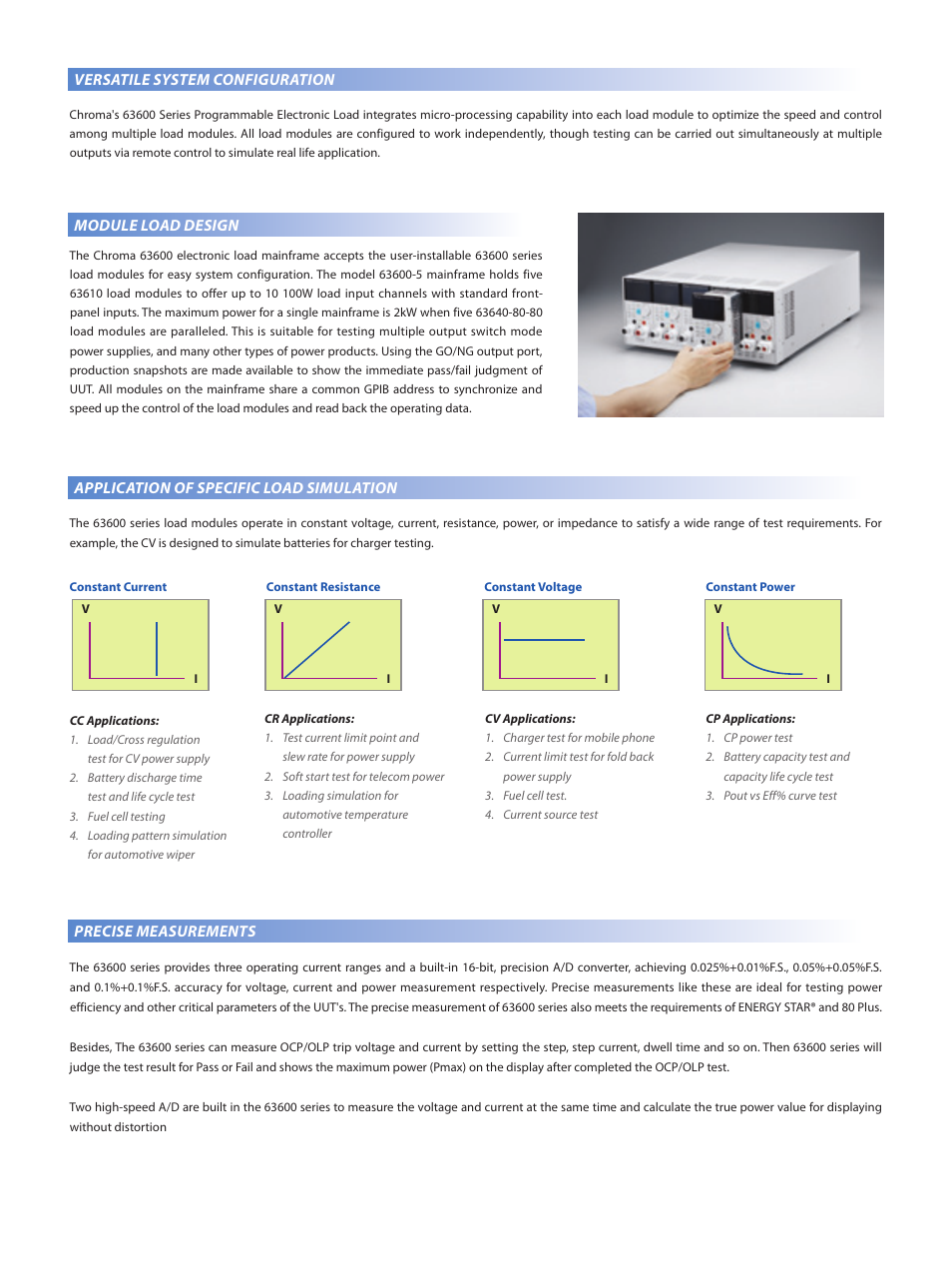 Precise measurements | Atec Chroma-63600 Series User Manual | Page 3 / 12