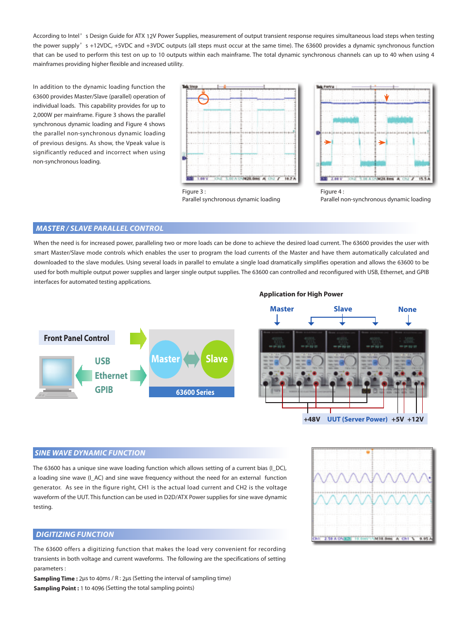 Master slave, Usb ethernet gpib | Atec Chroma-63600 Series User Manual | Page 5 / 12