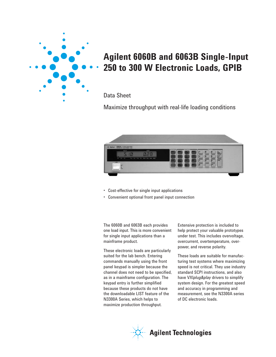 Atec Agilent-6060B User Manual | 6 pages