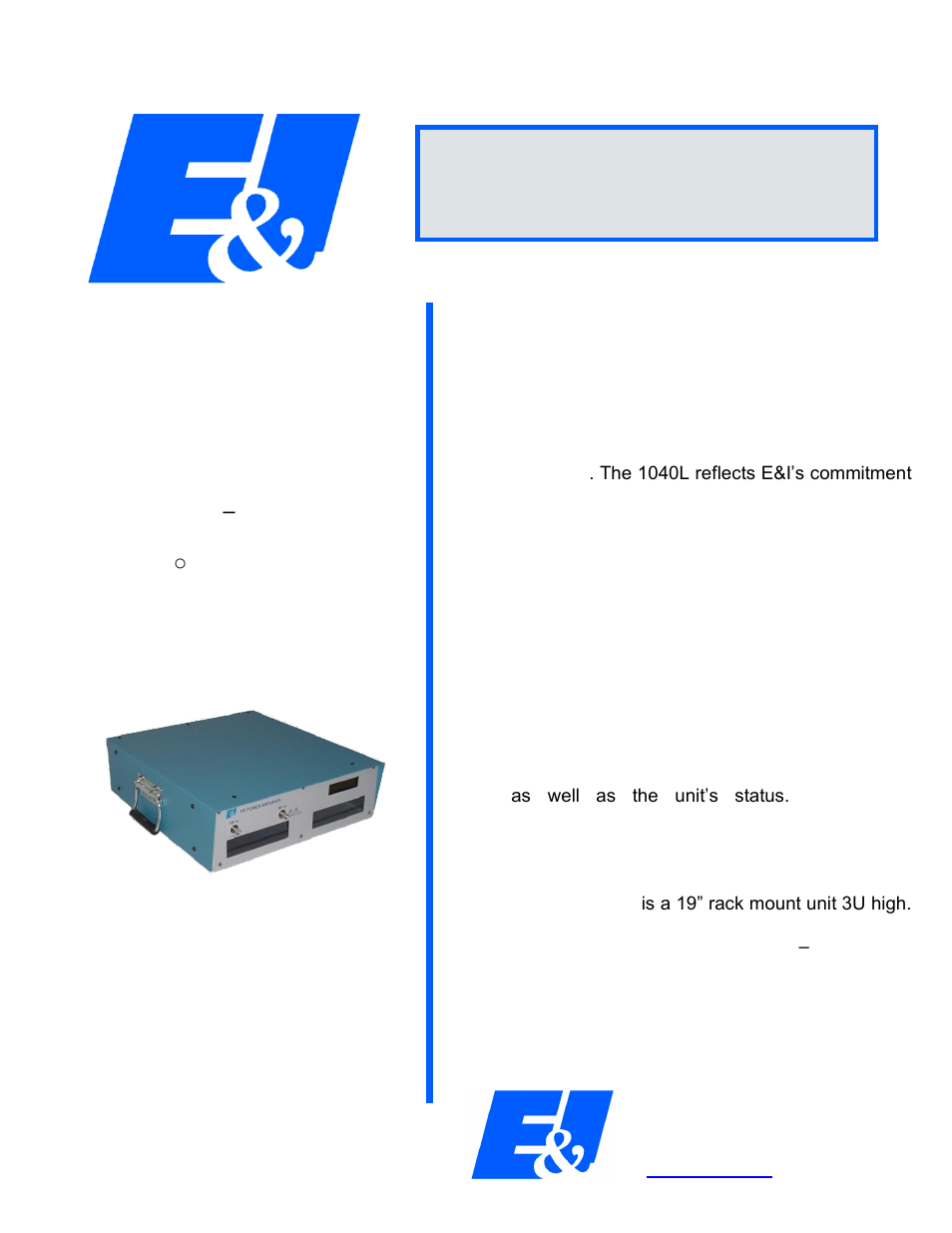 Atec ENI-EI-1040L User Manual | 2 pages
