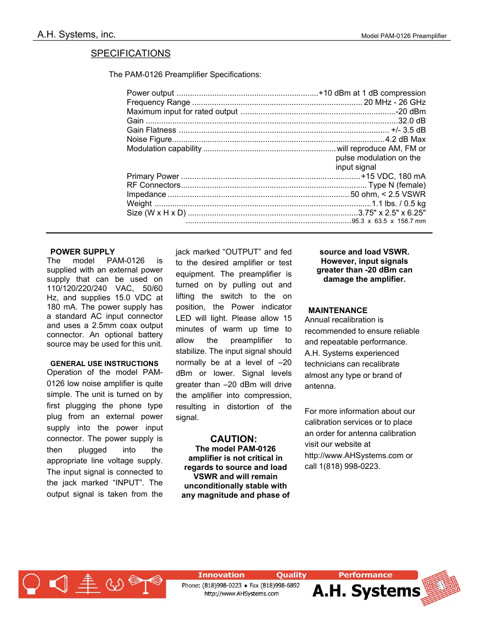 Atec AH-Systems-PAM-0126 User Manual | Page 3 / 3