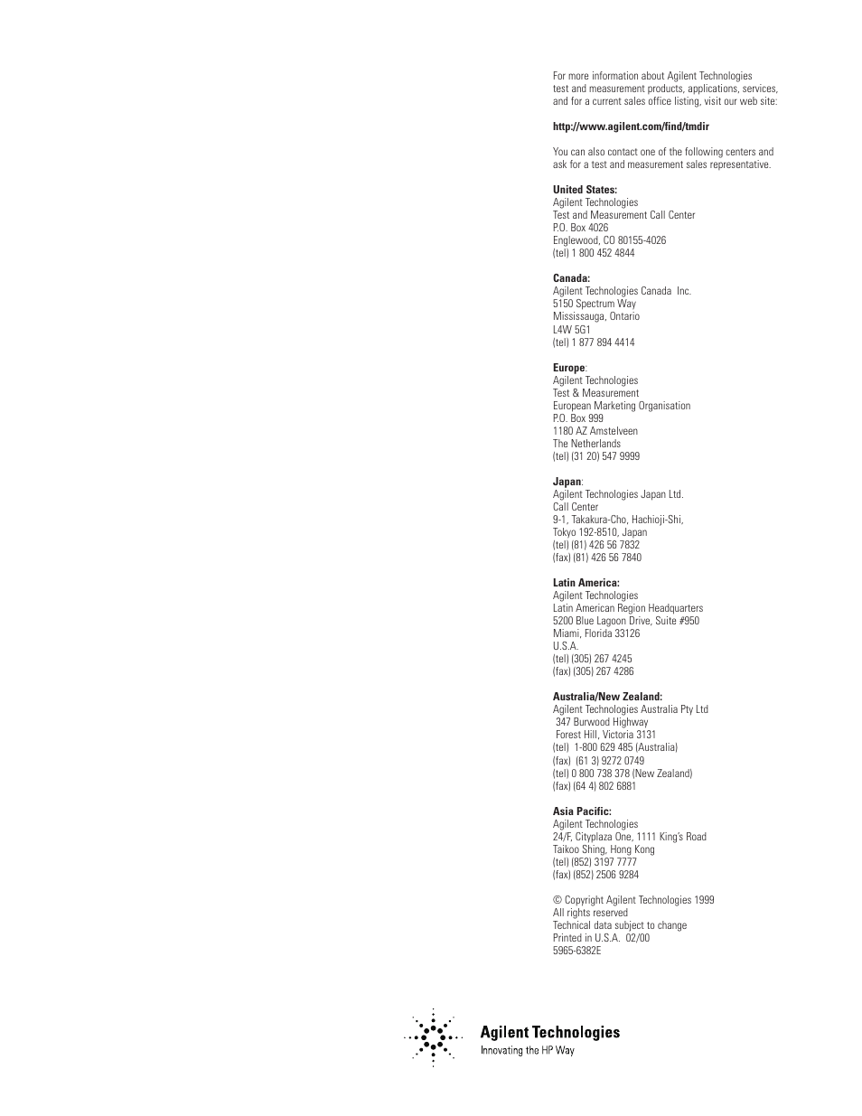 Atec Agilent-8480 Series User Manual | Page 22 / 22