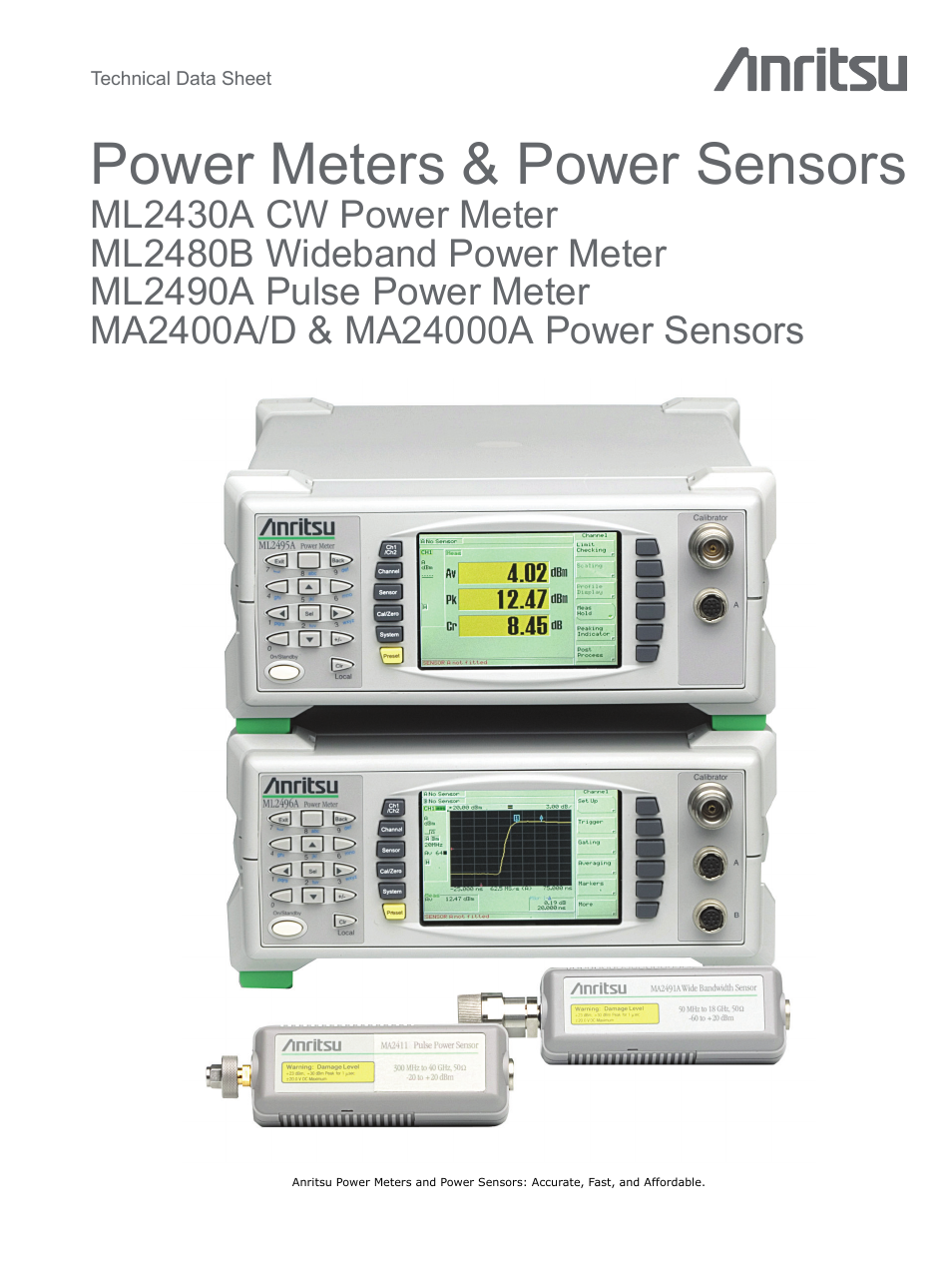 Atec Anritsu-ML2400 Series User Manual | 12 pages