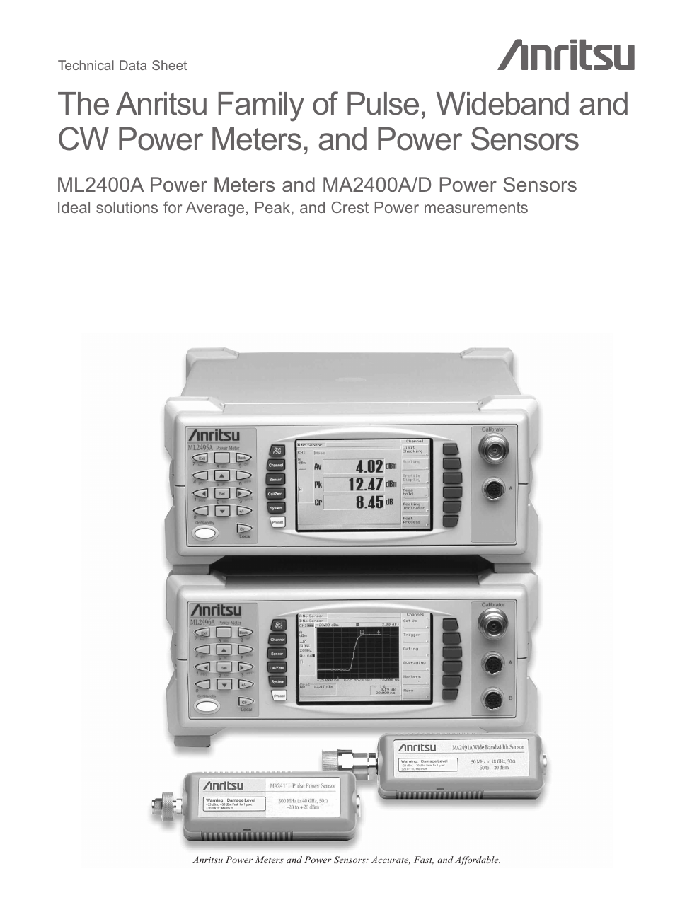 Atec Anritsu-MA2445A User Manual | 12 pages