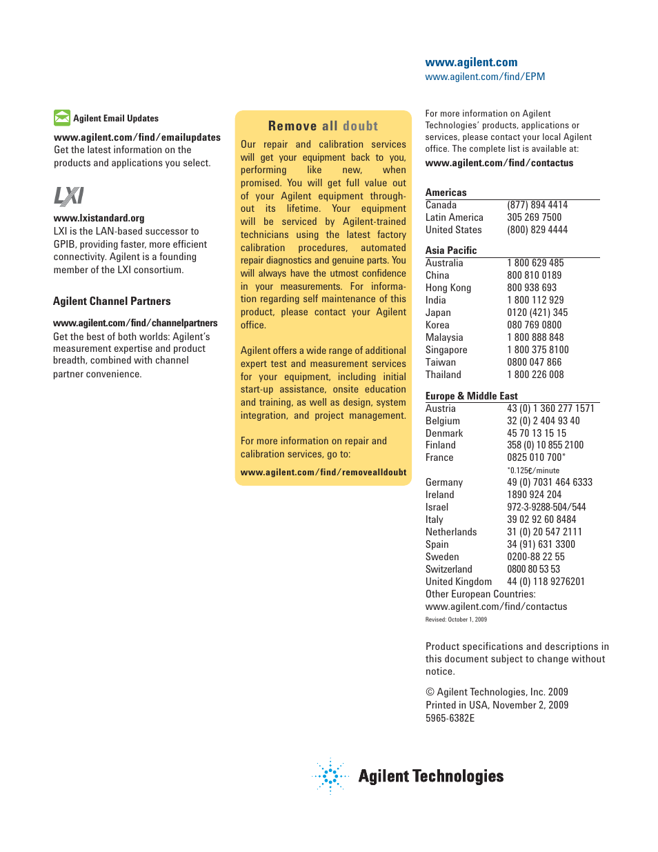 Remove all doubt | Atec Agilent-E4418B-E4419B User Manual | Page 21 / 21