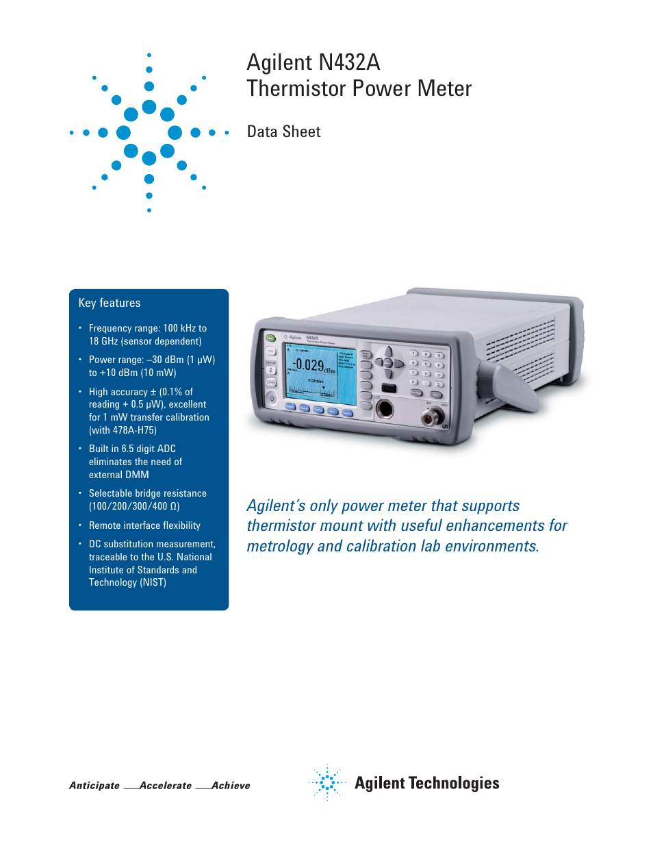 Atec Agilent-N432A User Manual | 11 pages