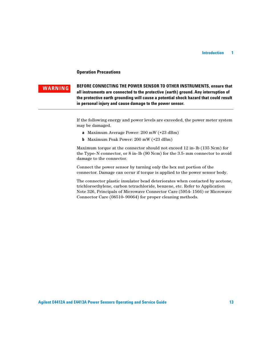 Operation precautions | Atec Agilent-ECP-E26A User Manual | Page 29 / 47