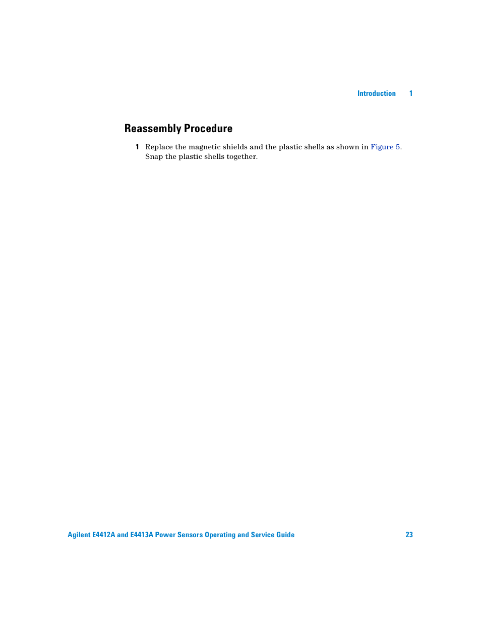 Reassembly procedure | Atec Agilent-ECP-E26A User Manual | Page 39 / 47