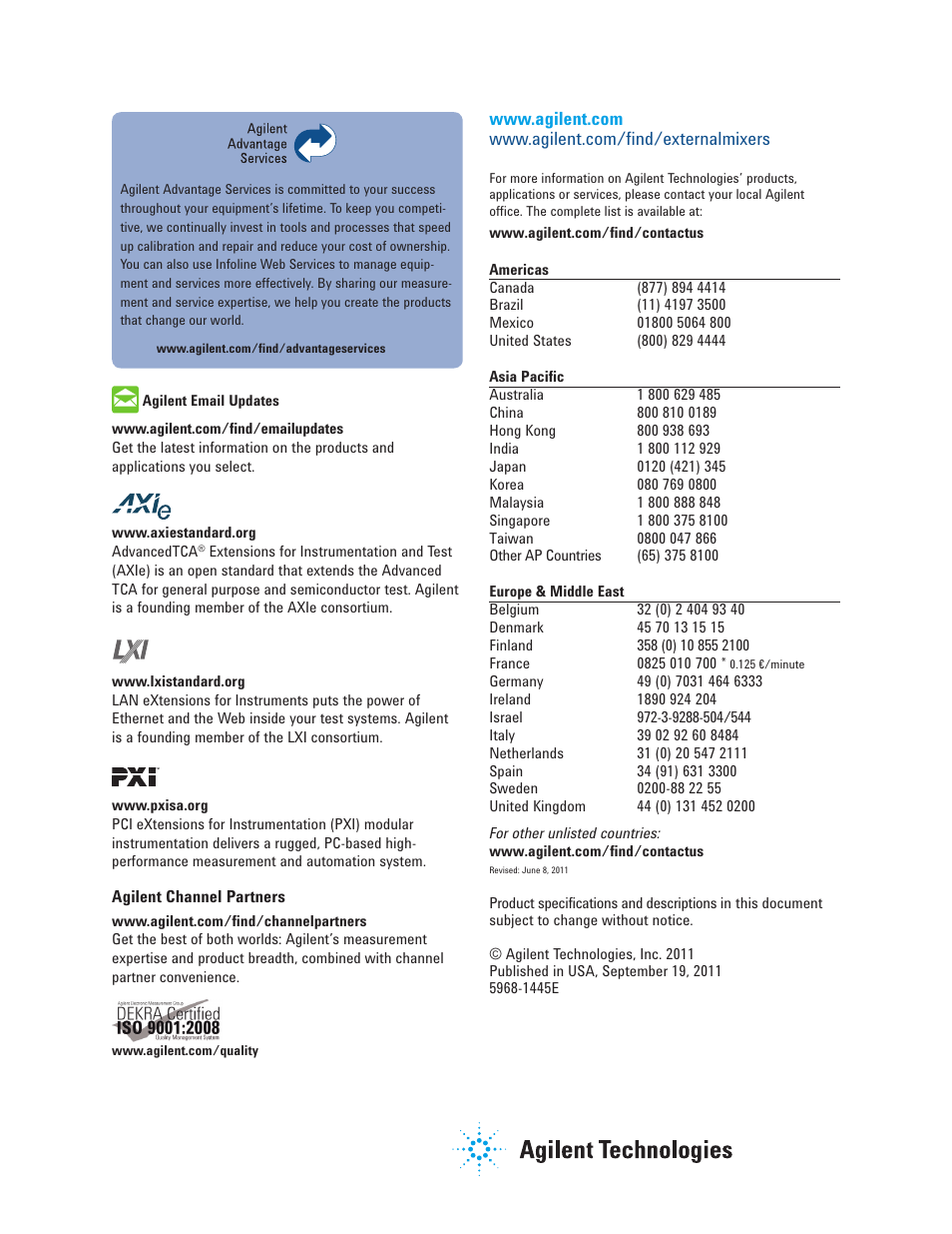 Atec Agilent-11970 Series User Manual | Page 5 / 5