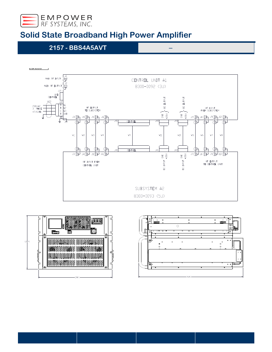 Solid state broadband high power amplifier | Atec Empower-2157 User Manual | Page 4 / 6