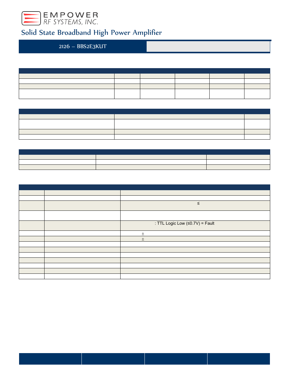 Solid state broadband high power amplifier | Atec Empower-2126 User Manual | Page 2 / 3