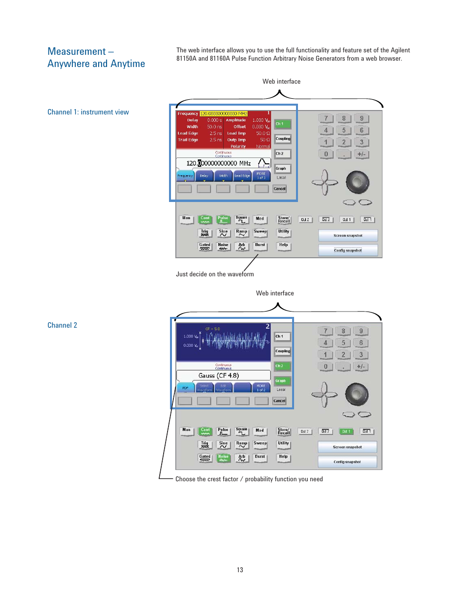 Measurement – anywhere and anytime | Atec Agilent-81150A-81160A User Manual | Page 13 / 34