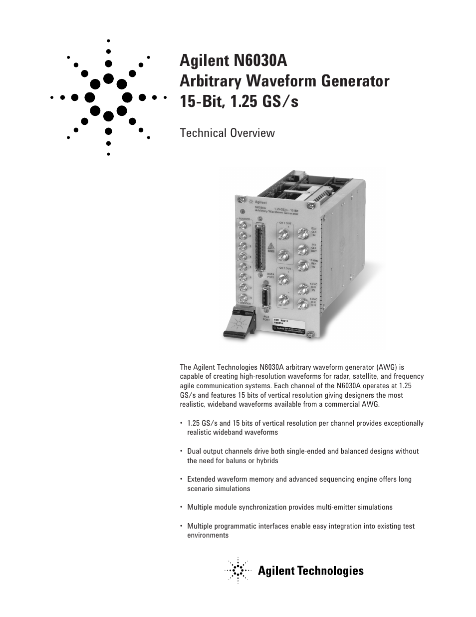 Atec Agilent-N6030A User Manual | 12 pages