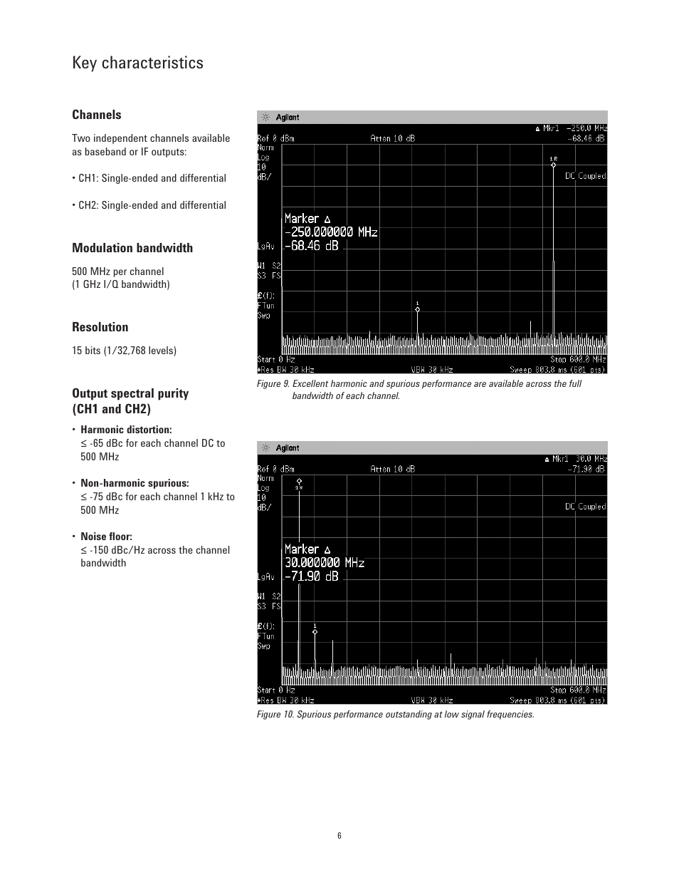 Key characteristics | Atec Agilent-N6030A User Manual | Page 6 / 12