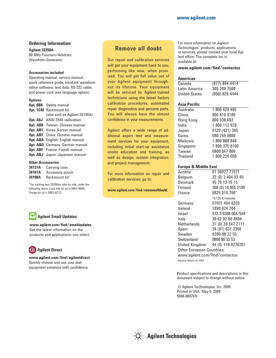 Remove all doubt | Atec Agilent-33250A User Manual | Page 4 / 4