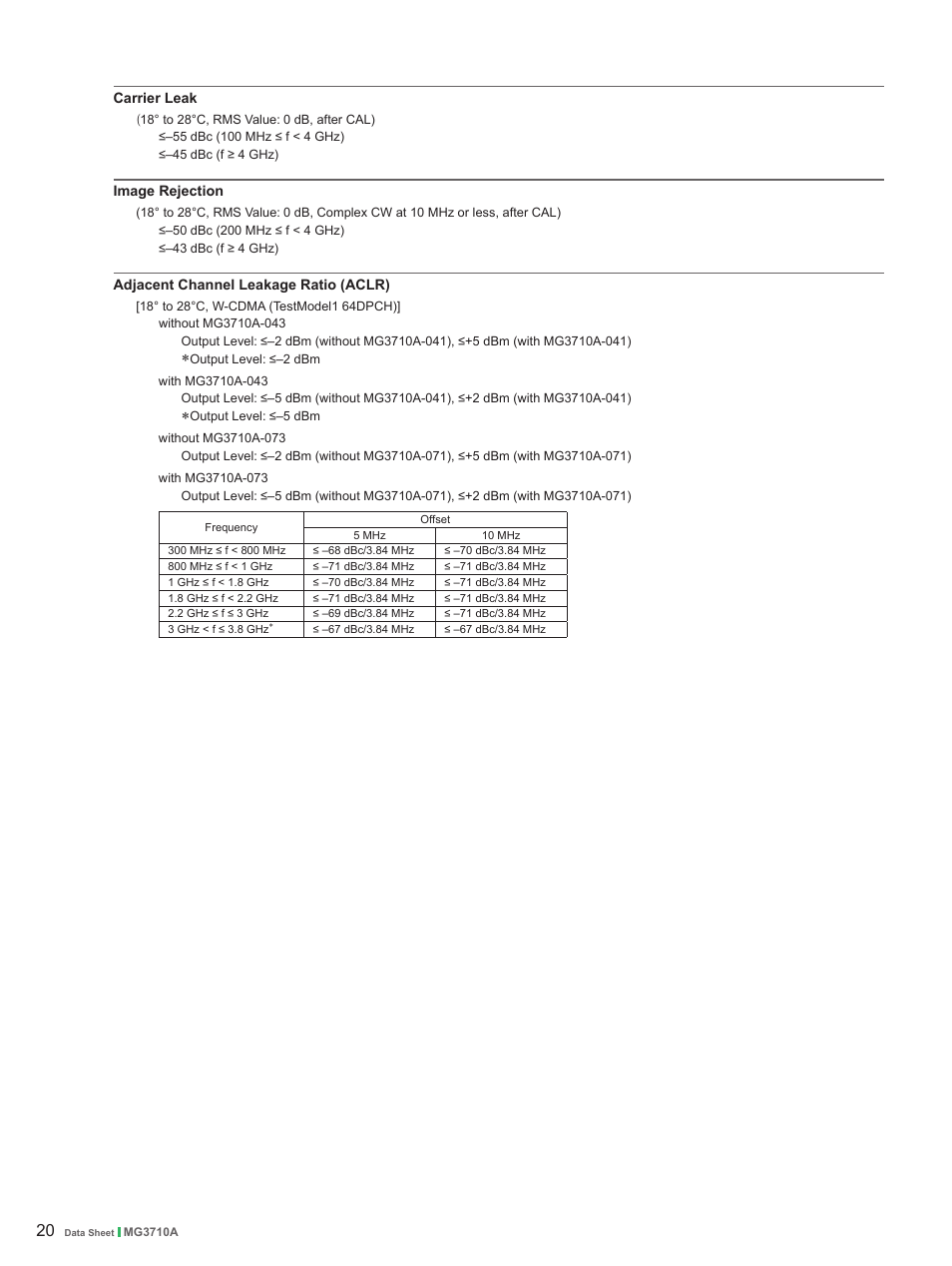 Atec Anritsu-MG3710A User Manual | Page 20 / 36