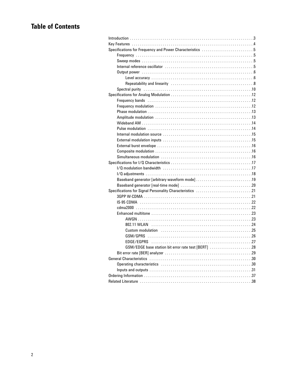 Atec Agilent-E4438C User Manual | Page 2 / 39