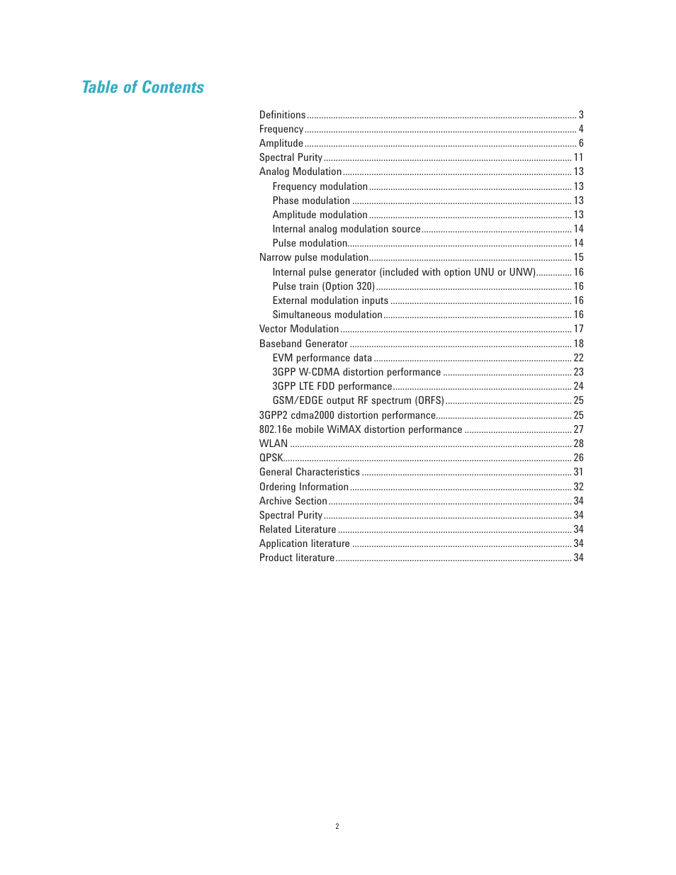 Atec Agilent-N5182A User Manual | Page 2 / 35