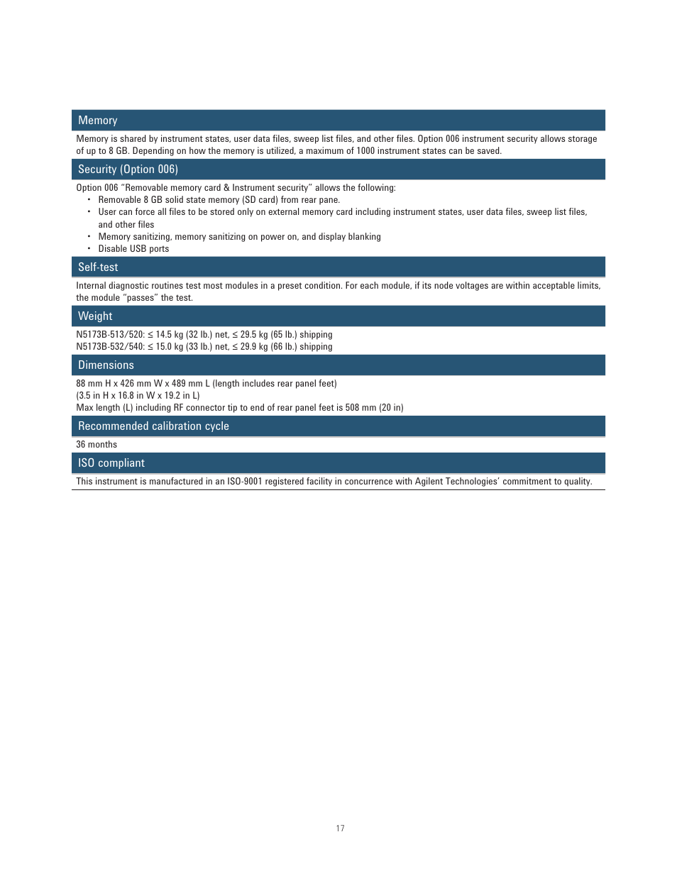 Atec Agilent-N5173B User Manual | Page 17 / 20