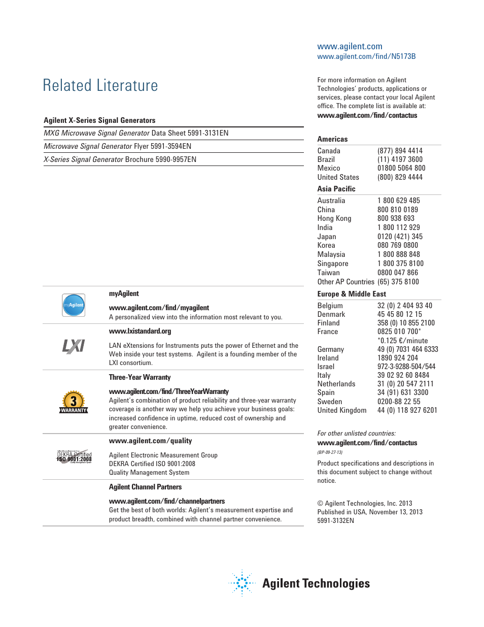 Related literature | Atec Agilent-N5173B User Manual | Page 20 / 20