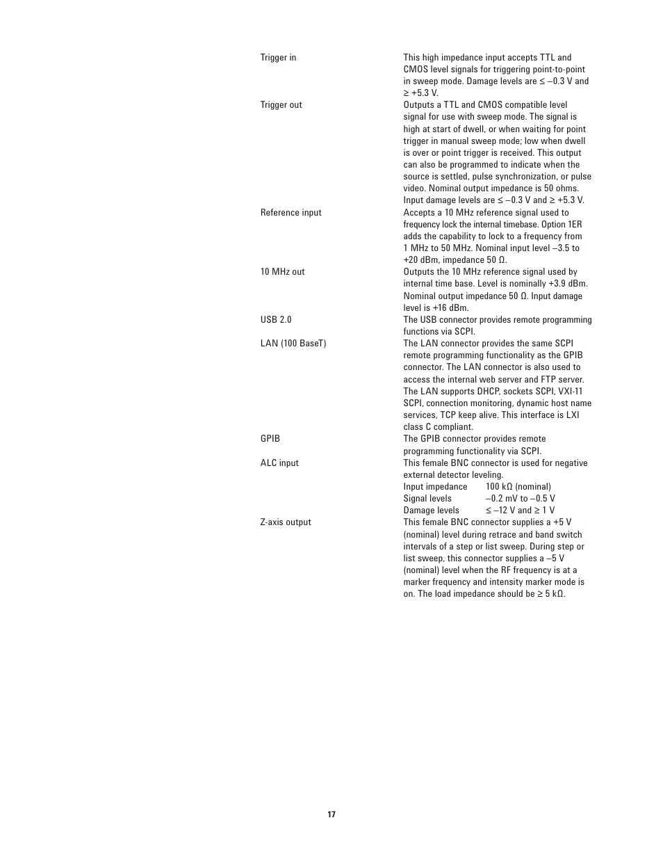 Atec Agilent-N5183A User Manual | Page 17 / 19