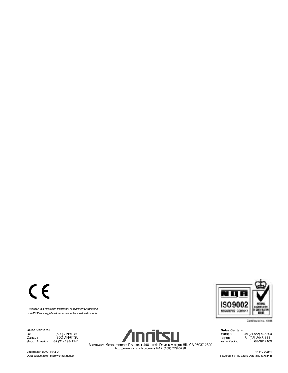Atec Anritsu-68369ANV User Manual | Page 26 / 26