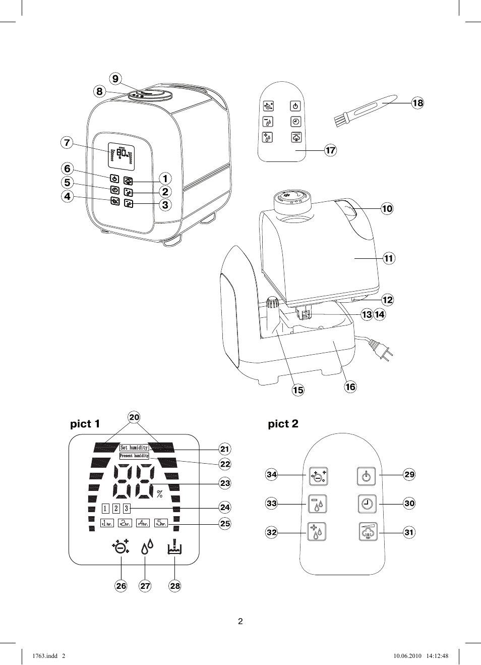 Vitek VT-1763 User Manual | Page 2 / 44