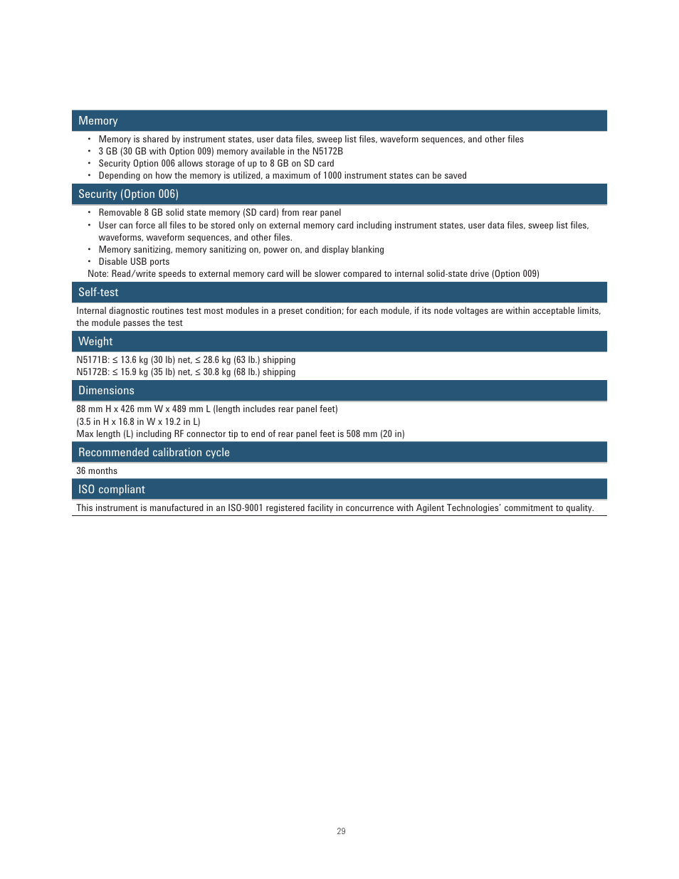 Atec Agilent-N5171B User Manual | Page 29 / 32