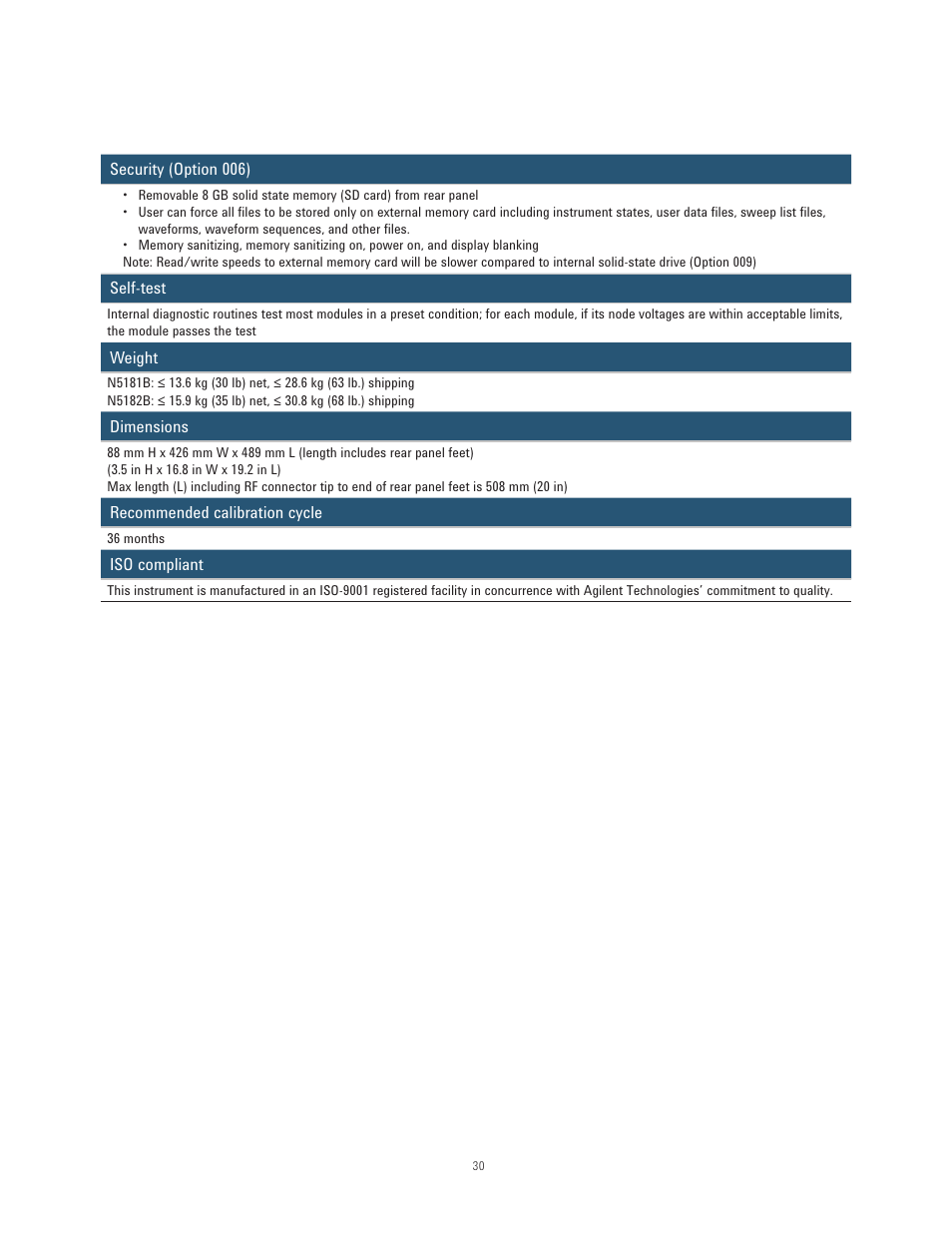 Atec Agilent-N5181B-N5182B User Manual | Page 30 / 33