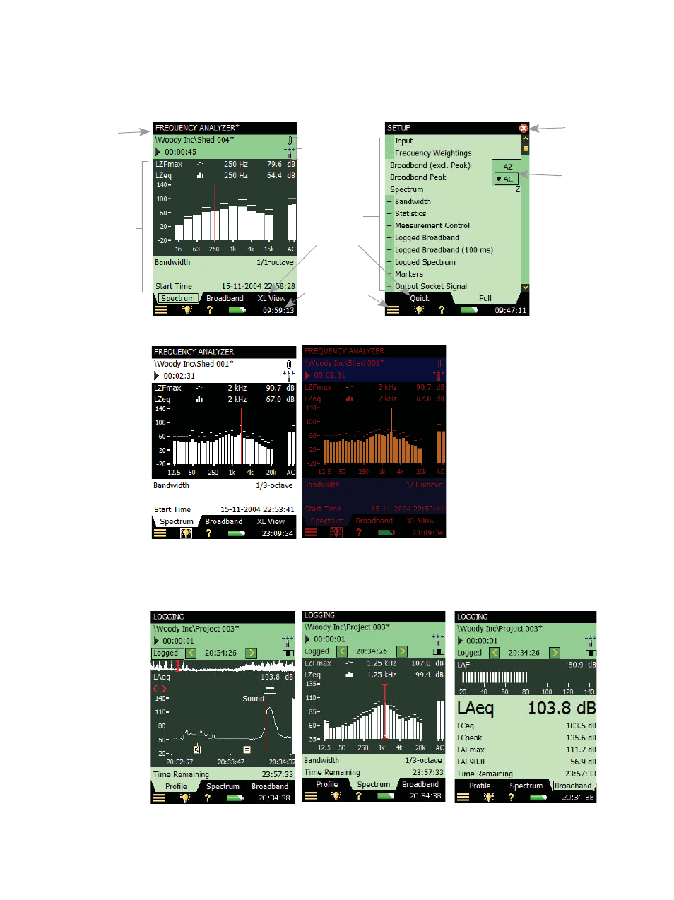 Display capabilities, Appearance, Data display | Atec Bruel-Kjaer-2250-2270 User Manual | Page 6 / 20