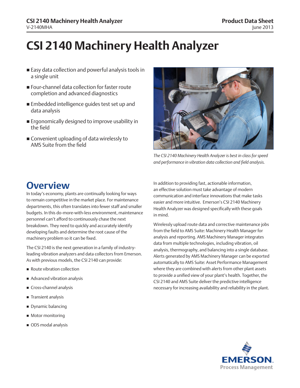 Atec Emerson-CSI-2140 User Manual | 12 pages