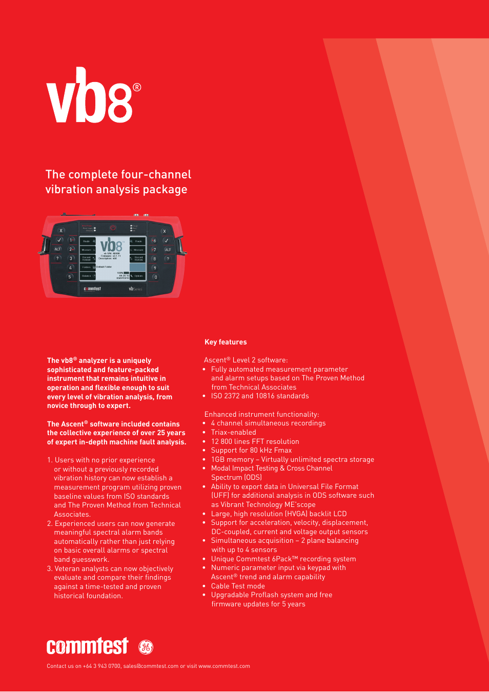 Atec Commtest-VB8 User Manual | 2 pages