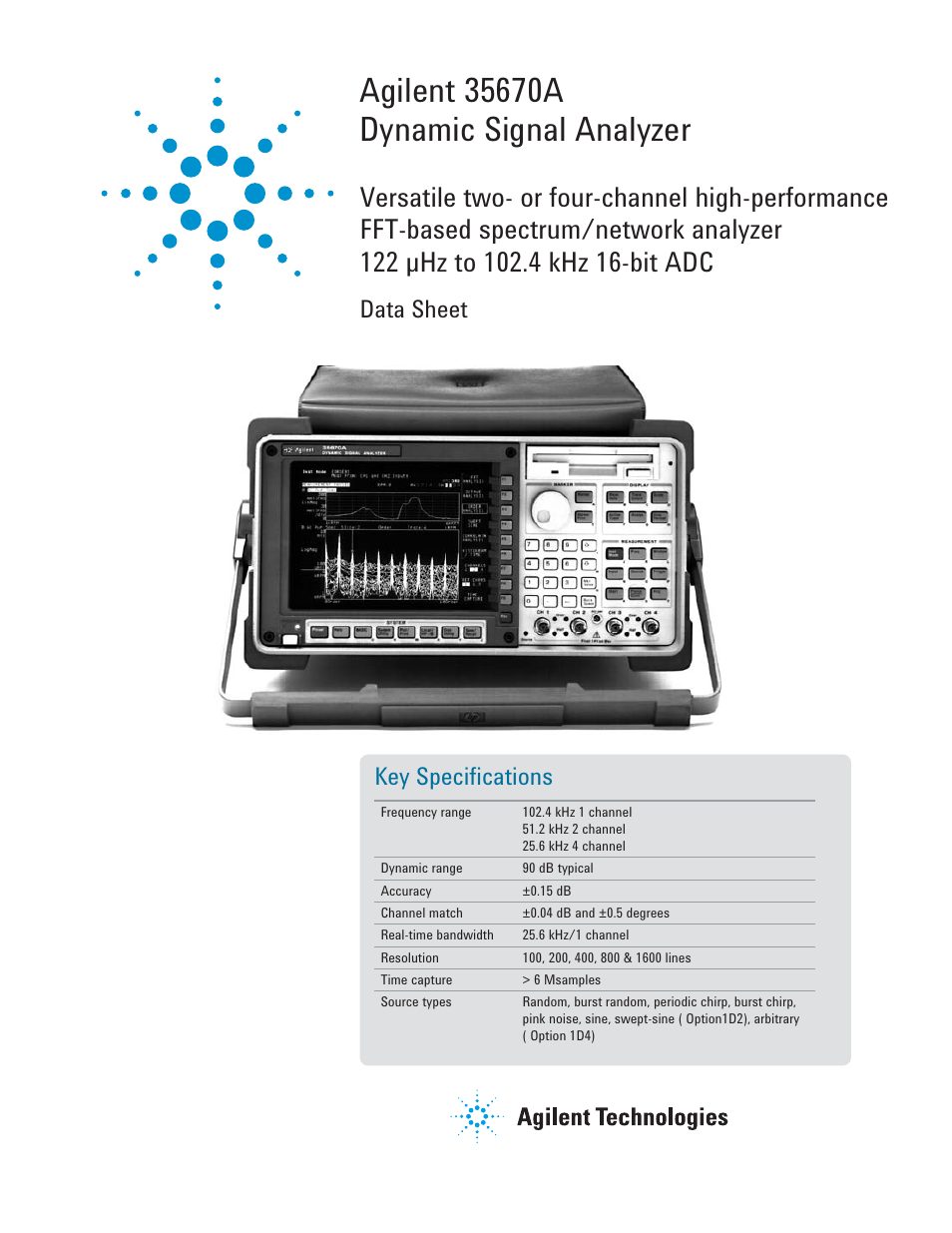 Atec Agilent-35670A User Manual | 10 pages