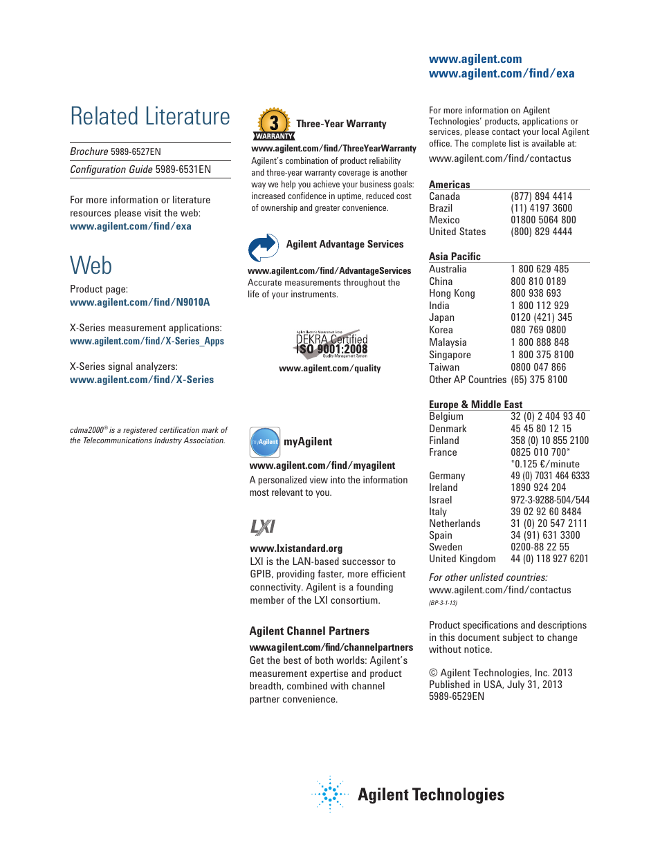 Related literature | Atec Agilent-N9010A User Manual | Page 21 / 21