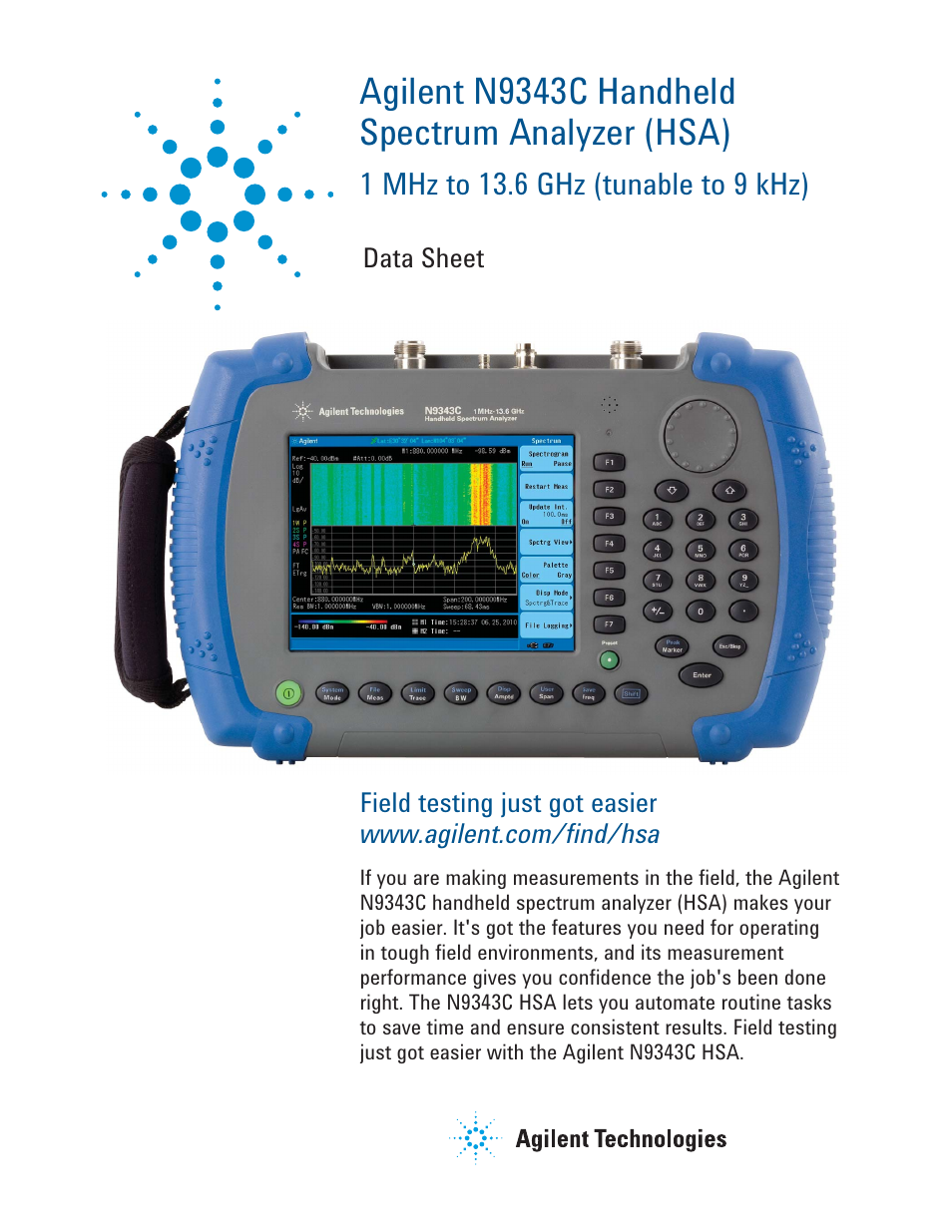 Atec Agilent-N9343C User Manual | 10 pages