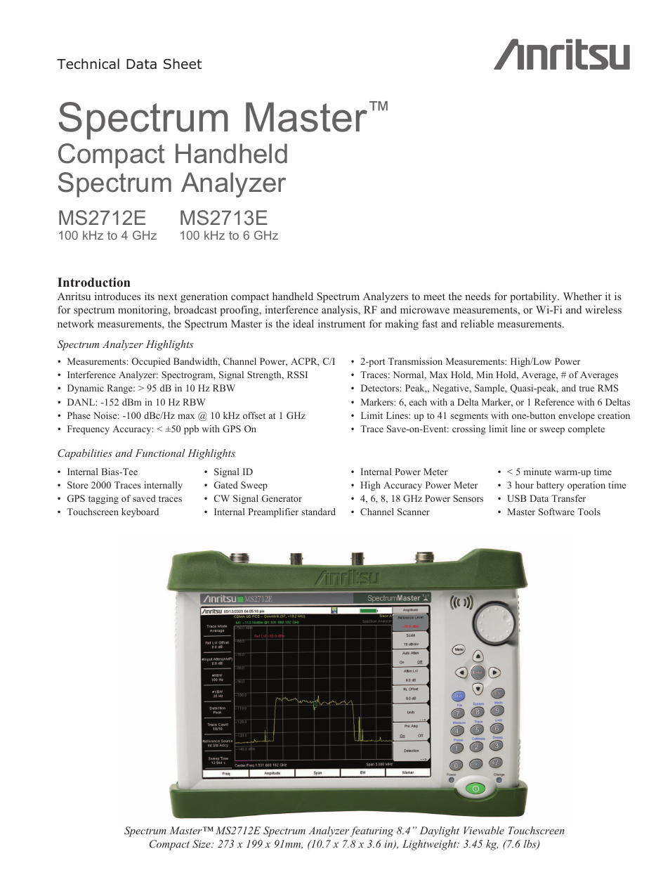 Atec Anritsu-MS2712E-MS2713E User Manual | 12 pages