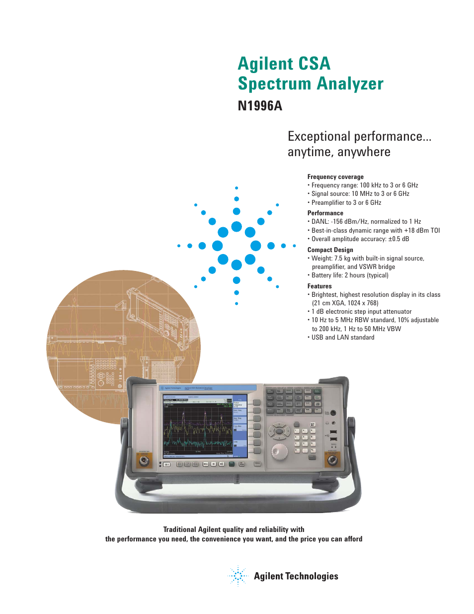 Atec Agilent-N1996A User Manual | 12 pages