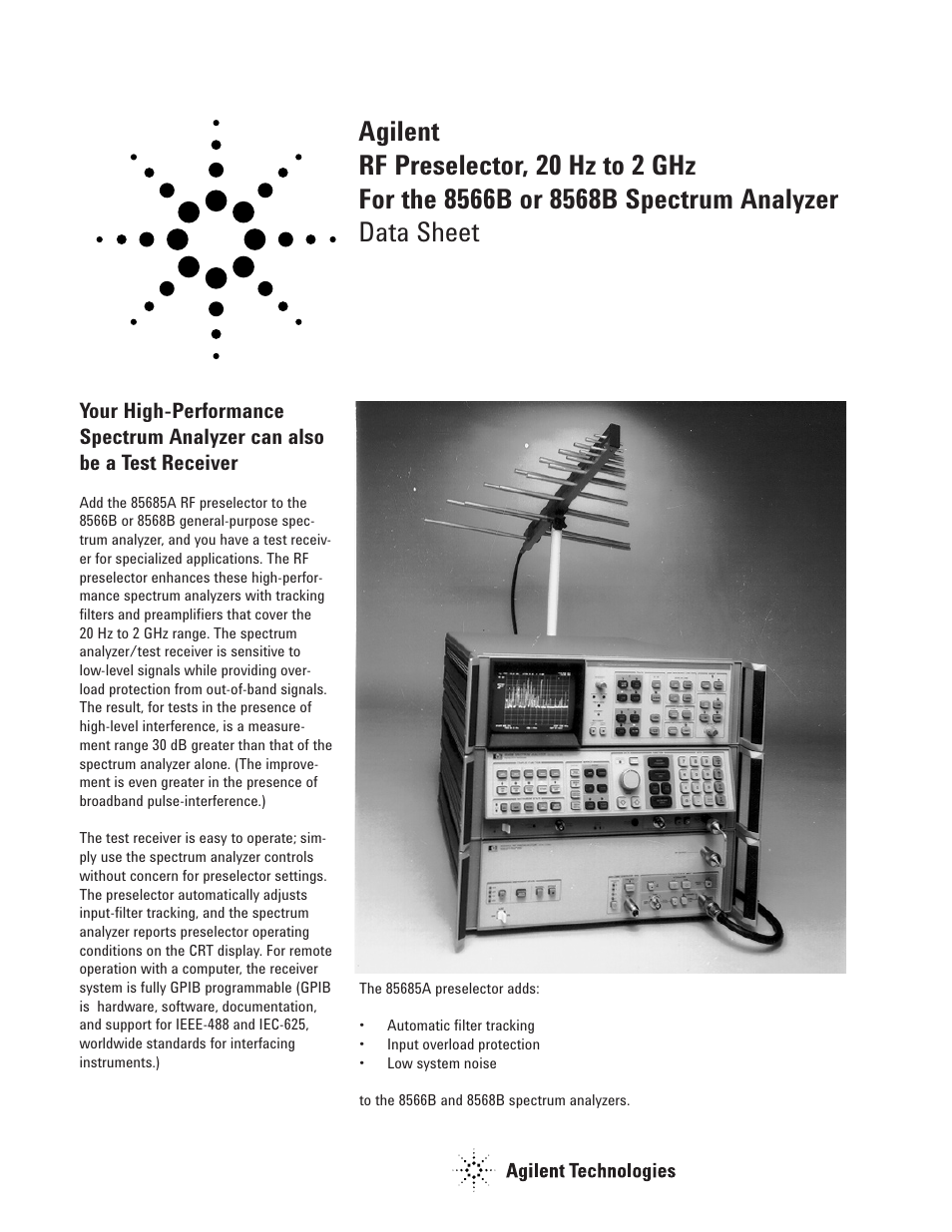 Atec Agilent-8568b-8566b User Manual | 8 pages