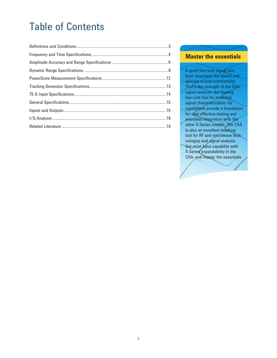 Atec Agilent-N9000A-CXA User Manual | Page 2 / 19