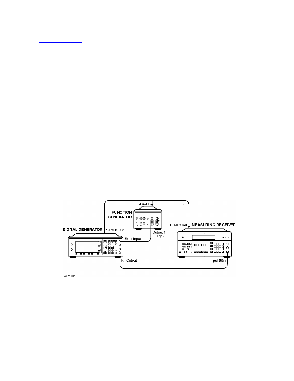 Fm frequency response, Recommended equipment, Equipment setup | Atec Agilent-8563E User Manual | Page 62 / 158