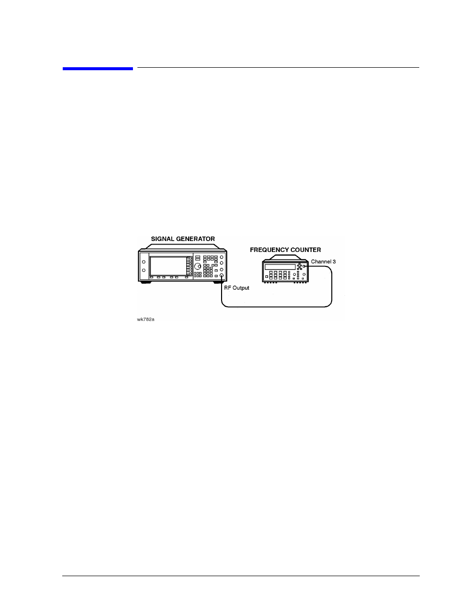 Dcfm frequency offset relative to cw, Recommended equipment, Equipment setup | Atec Agilent-8563E User Manual | Page 66 / 158