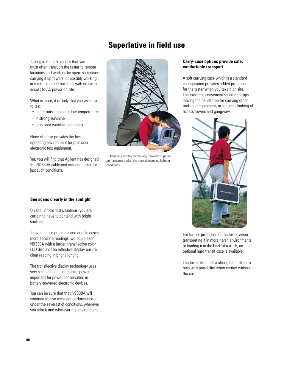 Superlative in field use | Atec Agilent-N9330A User Manual | Page 8 / 12